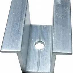 Sun Spark Solariz Solar Panel Mid Clamp, 30 mm, Silver Aluminium, Pack of 100 image 1