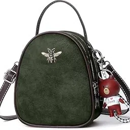 moca Crossbody Sling Bag for Womens & Girls Stylish Mini Phone Bag with Bee Charm,Adjustable Strap Ladies Shoulder Messenger Bags Gift-picture-36