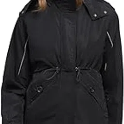 monte carlo Women's Polyester Standard Length A-Line Coat image 1
