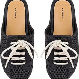 cassiey Women's Comfortable Clog Slipper Slip on Flat Sandals-picture-51
