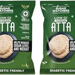 Sugar Watchers Low GI 7-Grain Atta | Diabetic Friendly | Clinically Certified Low GI | Dietician Recommended | Goodness of Jowar, Chana & Isabgol | High Protein & High Fibre | Rich in Iron, Magnesium and Calcium | Multigrain atta for entire family | 1 Kg-picture-21