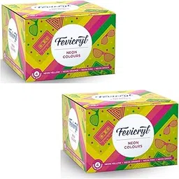 Fevicryl Neon Acrylic Colour Kit, 4 Shades, 15ml each (Pack of 2) | Vibrant And Colourful | DIY And Multi Surface Paints | Ideal For Beginners And Artists-image-18