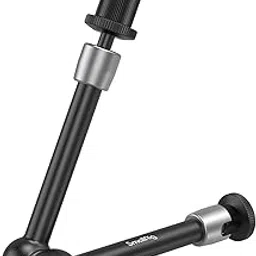 Smallrig Articulating Rosette Arm Max 11 Inches Long with Cold Shoe Mount & Standard 1/4-20 Threaded Screw Adapter -1498B-picture-25