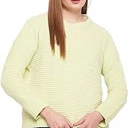 madame Camla Barcelona Neon Green Ribbed Sweater-picture-27