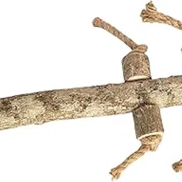 KSK Bird Perch, Parrot Natural Wood Branches Nail Perch, Bird Stand Toy for Small Medium Birds Cockatiel Parakeet Conure Cage Accessory-image-83