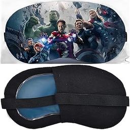 Aoxeria Cold Compress Mask with Avengers Design | Soft Eye Cover for Men, Kids, Boys.-picture-6