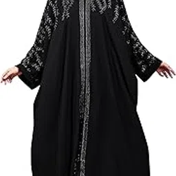dibaru V Neck Branch Design With Plazo Sleeves Made Up Of Imported Nida Fabric Full Lenght Designer Kaftan For Womens And Girls-picture-55