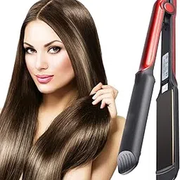 ARSIA hair straightener with Ceramic Coated Plates Quick Heat-Up Kerashine Titanium Plate Straightener With SilkProtect Technology Professional Temperature Control Hair Straightener for Women & Girls-picture-18
