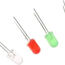 LOOM TREE® 100Pcs 5Mm Round Led Bulb Ultra Bright Water Clear Light Emitting Diode Lamp Assorted Kit Red White Blue 4 Colors | Decorative | Vintage | Retro | Collector's Item-picture-14