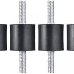 JAZZY PEARLS® 3x4Pcs M6 Stud Rubber Studs Shock Absorber for Garage Motor Engines Water Pump image 1