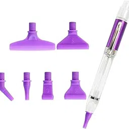 Club Bollywood®Diamond Painting Pen Kit Point Drill Pen for DIY 5D Diamond Crafts Embroidery Purple| Needlecrafts & Yarn | Embroidery & Cross Stitch |1Pc Diamond Art Pen-picture-16