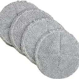 4 Pieces Rotary Mop Replacement Head Machine Washable Refills Mop Replace Head Grey-image-13