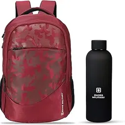 Diwali Gift Combo | Snowflake 33L Laptop Backpack For 15.6 Inch Laptop With Water-Resistant Polyester & Bottle Pockets + 480ml Hydra Flask Double-Walled Insulated Steel Bottle-image-96