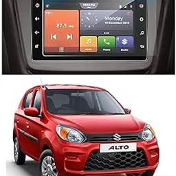 NAXTON® ® - 9H Flexible Guard for Maruti Suzuki Alto K10 Screen Infotainment GPS system, HD Clarity, Unbreakable, Smooth Touch Responsive - Not a Glass-image-12