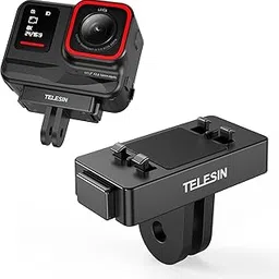 TELESIN Magnetic Two-Claw Quick-Release Adapter for Insta 360 Ace, Ace Pro, Ace Pro 2, Action Cameras Mounting Accessories image 1
