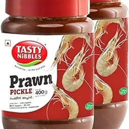 Tasty Nibbles Prawn Pickle 400g [Pack of 2]-image-51