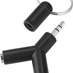 ONCRO® Trending Y Shape 3.5mm Stereo Splitter Audio Jack 1 Male to 2 Female Earphone Headset Adapter for PC Smartphone Pad Headset Gamer Adapter Kit Y Shape 3.5mm Y Splitter for Audio/Headphone-picture-12