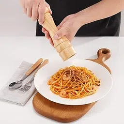 Adjustable Wooden Salt & Pepper Mill Grinder with Carbon Steel Crusher - Wooden Spice Mill Salt Pepper Mills Grinder (Big)-picture-34