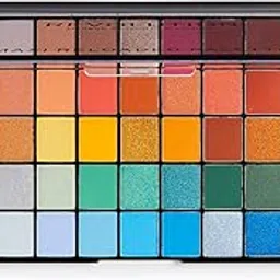 Makeup Revolution Eyeshadow Palette, Highly Pigmented includes 45 Shades, Colorful Matte & Shimmer Shades, Multicolor, Maxi Reloaded Big Shot - 60g-picture-20