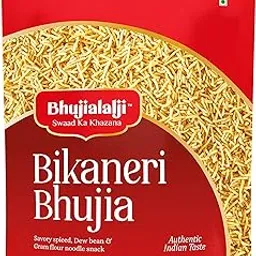Bhujialalji Bikaneri Bhujia (pack of 1) 1kg Rajasthani Bhujia Namkeen with Dew beans,gram flour and indian Spices | All time favourite indian snacks/Namkeen | Ready to eat-image-81