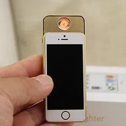 JPack Rechargeable iPhone Shaped Designer Cigarette Lighter Slim Design Cigarette Pocket Lighter - Windproof Lighter - Hookah Lighter Pocket Lighter-image-15