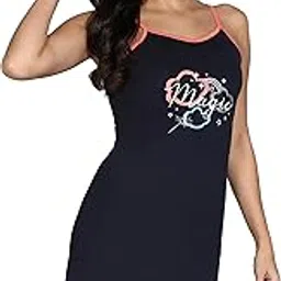 attempt Women's Cotton Printed Knee Length Nighty-picture-45