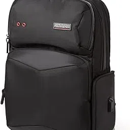 american tourister Zork 2.0 Backpack 3 as Black, M, Black, M, Casual-picture-25