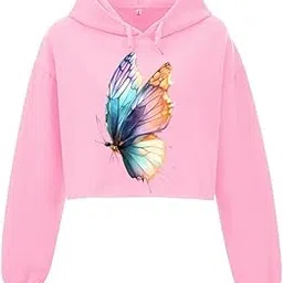 absolute defense Crop Hoodie for Women Girl Casual Stylish Latest Brown Beige Pink Black Lavender White Under 399 499 winterwear Hood wali Crop Hoody-picture-30