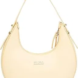 kleio Vegan Leather Half Moon Handbag for WomenM| Water-resistant Hand Bag with Adjustable Strap | Formal Shoulder Handbag for Girls Suitable for Party, Travel & College-picture-15