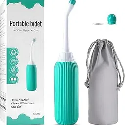 Kgeorix Upside And Down Portable Peri Bottle – Travel Bidet for Postpartum, Feminine Care & Hygiene (Baby, Women, Men, Patients) - Multicolor-picture-10