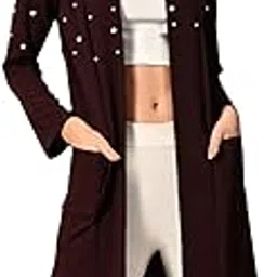 sfoty Women’s Shrug Stretch Calf-Length Full-Sleeves-picture-30