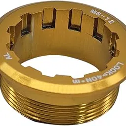 THE STYLE SUTRA® Bicycle Flywheel Cover Part Sturdy Cassette Lock Cover for M6100 M8100 M7100 Gold | Sporting Goods | Cycling | Bicycle Components & Parts | Hubs image 1