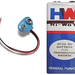 SFURTI_9V Battery with T-Type Battery Connector Snap Cable Combo, General Purpose - Pack of 1 Each Total 2-picture-16