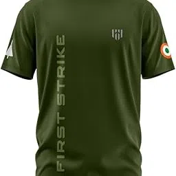 deployed First Strike Signature Luxesoft Cotton T-Shirt | Half Sleeve | Regular Fit | Zero Shrinkage | Round Neck-picture-35