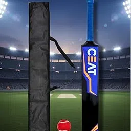 XTROKE Heavy Duty Hard Plastic Cricket Bat with Tennis Ball and Bat Cover Lightweight Long-Lasting Bat Ideal for All Tennis and Soft Balls Cricket-picture-18