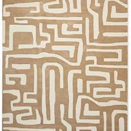 Modern Hand Carved Tufted Carpet for Living Room, Bedroom & Hall (Design 13, 5 x 7 Feet)-picture-14