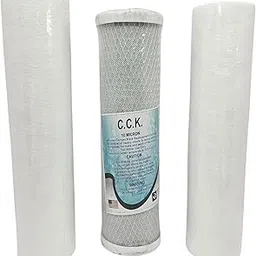 DOC RO® CTO 10" + Spun 10" (Pack of 2) Combo | 1 × CTO Carbon Block + 2 × PP Spun | Standard 10-Inch Drop-in Cartridges-picture-46