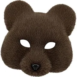 zoomella Animal Mask Props Realistic Face Mask for Night Club Stage Performance Holiday brown|Masks & Eye Masks|Clothing, Shoes & Accessories-picture-43