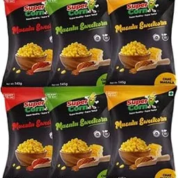 Super Corn Fiesta – Ready-to-Eat Sweet Corn | 3 Flavor Pack (Peri Peri, Chat Masala & Chipotle) | No Preservatives (Pack of 12)-image-32