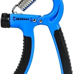 Kafal Sports Adjustable Hand Grip Strengthener & Ergonomic Design with Non-Slip Handle | Hand Exercise Equipment to Use in Home for Forearm Exercise, Finger Exercise Power Gripper. (Blue)-picture-21