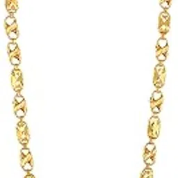 Chain for Men Boys Husband gents boyfriend Stylish golden Chain 1 one gram gold Neck Chain for Men Stainless Steel Chains for boys Jewellery Birthday Gift Anniversary fashion necklace-187-image-45