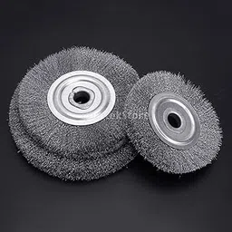ATORSE Stainless Steel Wire Abrasive Brush Wheel 5 Size 100X16Mm (0.15Mm Wire Dia.)-image-1
