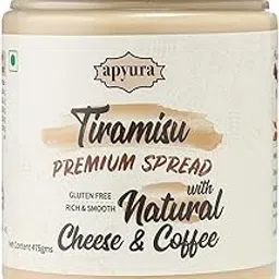 APYURA Premium Spreads Tiramisu Gluten Free Rich Smooth for Adults & Kids Birthday Party Making Cake Cupcake Chocolate Cookies (475 gm)-picture-20