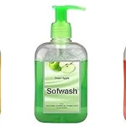 Sofwash 3 in 1 Hand Wash, Shower Gel & Bubble Bath-Citrusy Lime + Green Apple + Berry Strawberry 250ml Each-image-15