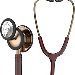 MCP Cardio 3 Copper Stethoscope For Doctors, Medical Students, Cardiologist, Nurse Dual Head- Brown Tube-picture-40