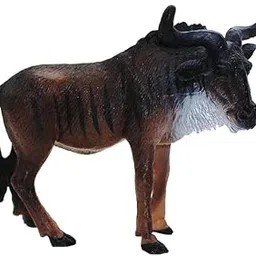 SAFIGLE African Wildebeest Model Desk Topper House Ornaments Wild Animal Figurines Scale Model Animals Lifelike Animal Toy Farm Animals Cows Ornaments for Kids Doll House Baby Child PVC-image-37