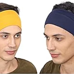 bismaadh Workout Headband for Women & Men - Wide, Moisture Wicking & Non-Slip Exercise Hairband or Sports Sweatband - Keep Your Hair in Place - Performance Stretch & Ideal for Running & Yoga-picture-42