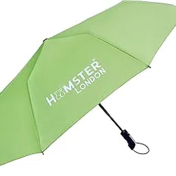 hamster London Automatic Umbrella with UV Coating (Green, Auto-Open & Close Function) image 1