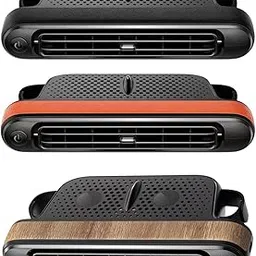 Generic Car Rear Seat Cooling Fan Compact Vehicle Fan for SUV Van Truck Black-picture-15