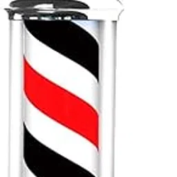 Bnf® Barber Pole Light Rainproof Barber Shop Rotating Light for Business Activity Red Black White 38cm Health & Beauty | Salon & Spa Equipment | Salon & Spa Supplies-image-10